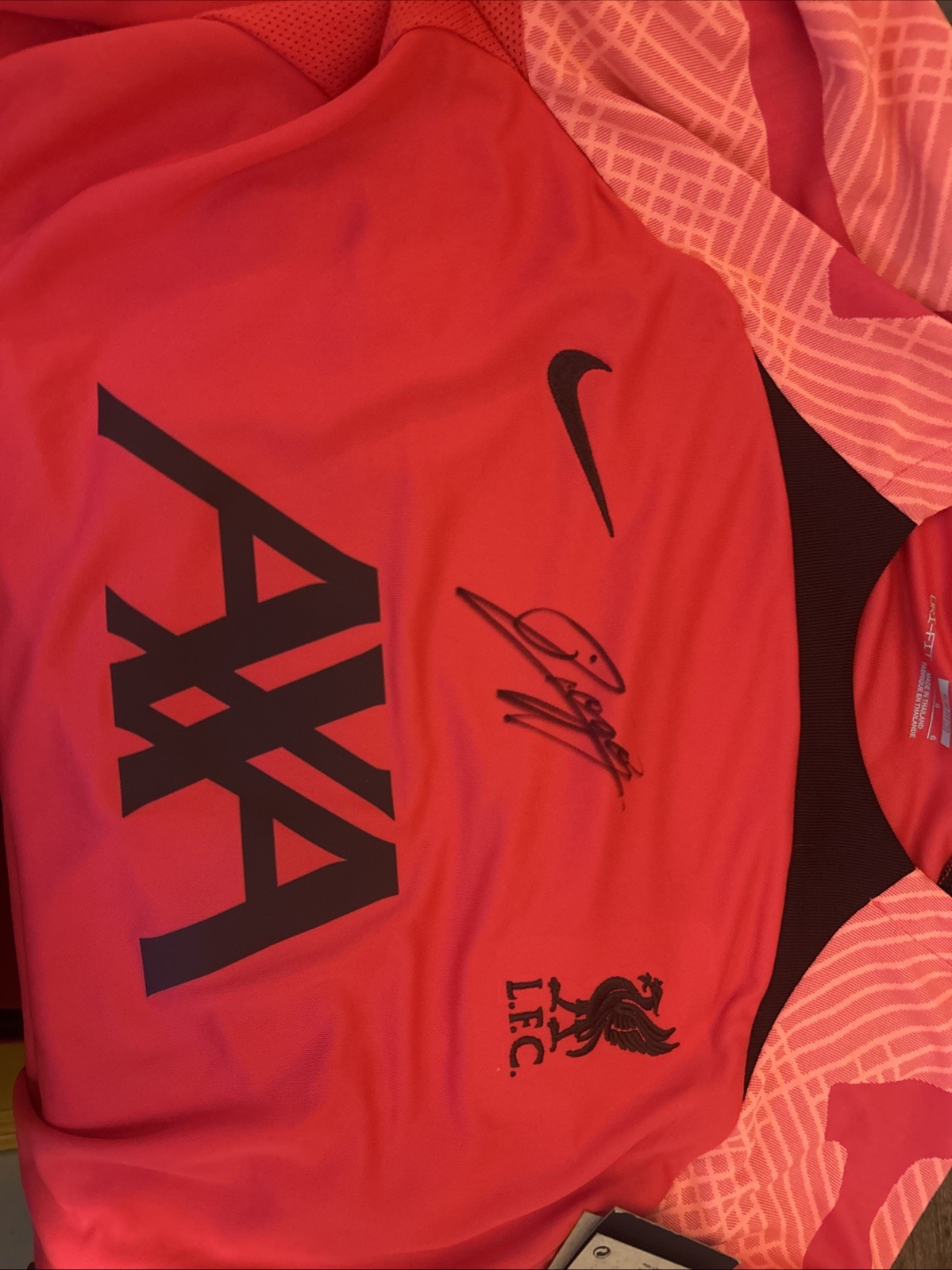 Diogo Jota Signed Axa TrainingJersey Liverpool for sale on Ebay