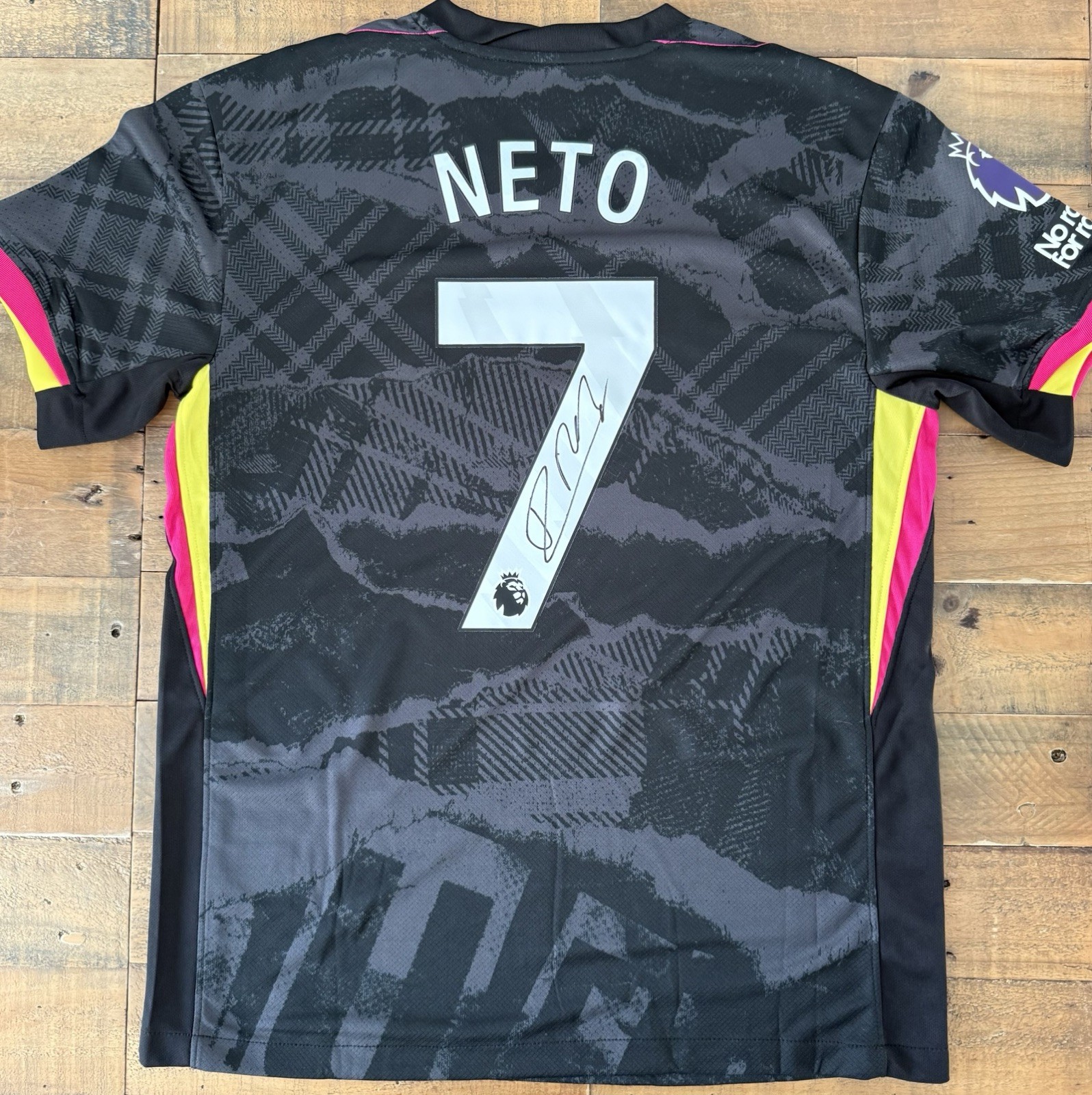 Signed Pedro Neto Chelsea FC 24/25 Third Shirt Proof Portugal for sale on Ebay