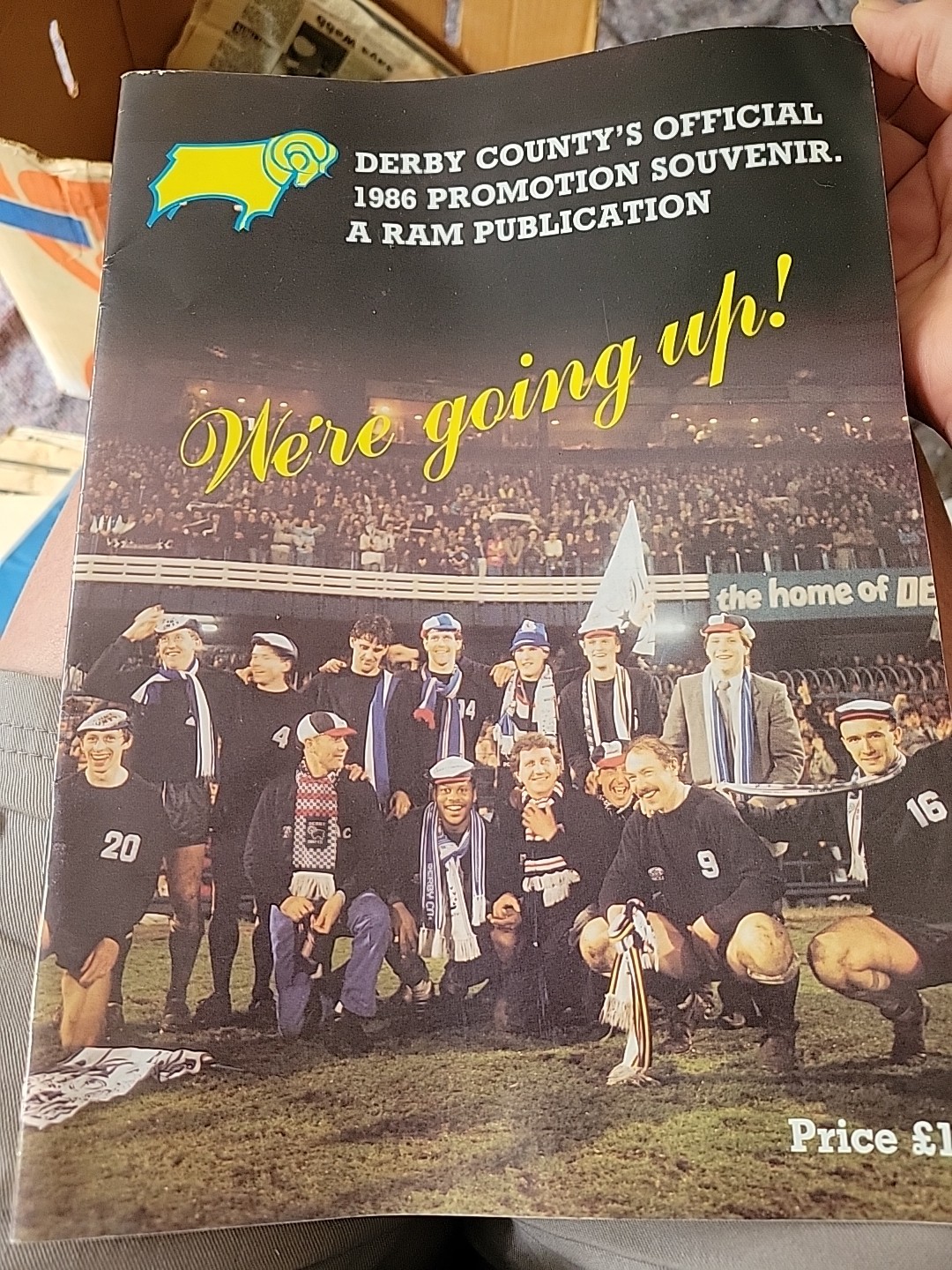 Derby County Official 1986 Promotion Souvenir. A Ram Publication for sale on Ebay