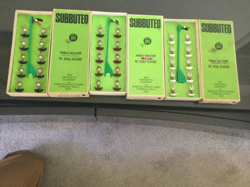 SUBBUTEO CRYSTAL PALACE  X  3 LOTS TABLE SOCCER BOXED FULL TEAM COMPLETE for sale on Ebay