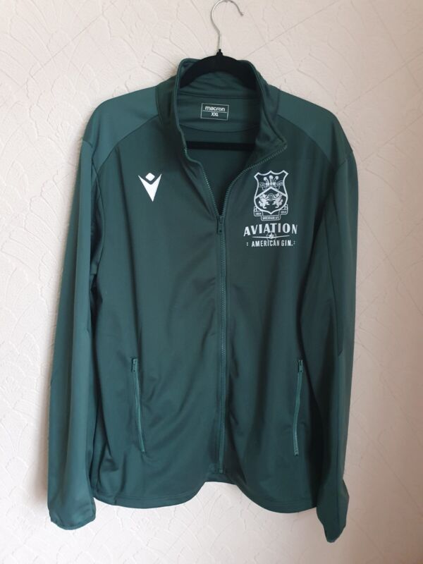 Wrexham FC Authentic Macron XXL Track Jacket Always Sunny Ryan Reynolds for sale on Ebay