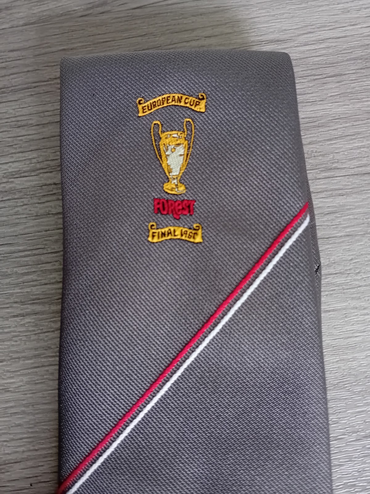 Very Rare Nottingham Forest Football Club 1980 European Cup Final Tie. for sale on Ebay