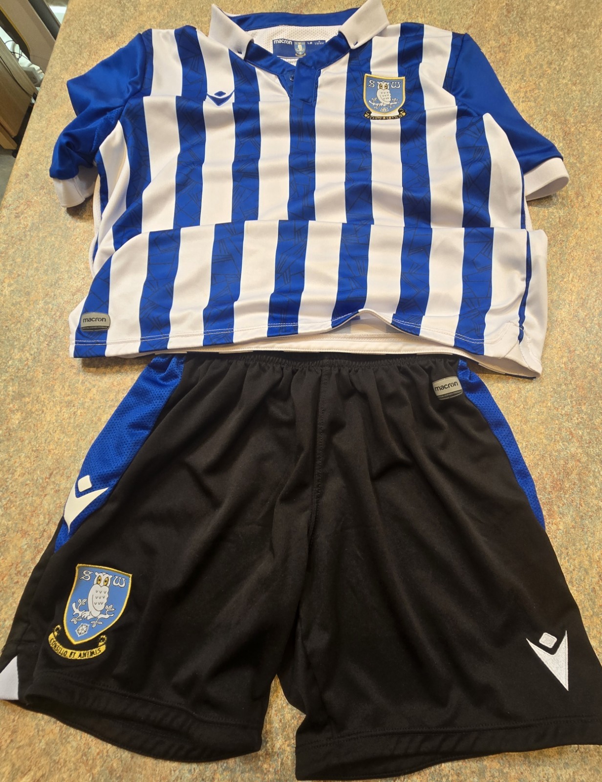 Kids Sheffield Wednesday Football Strip for sale on Ebay