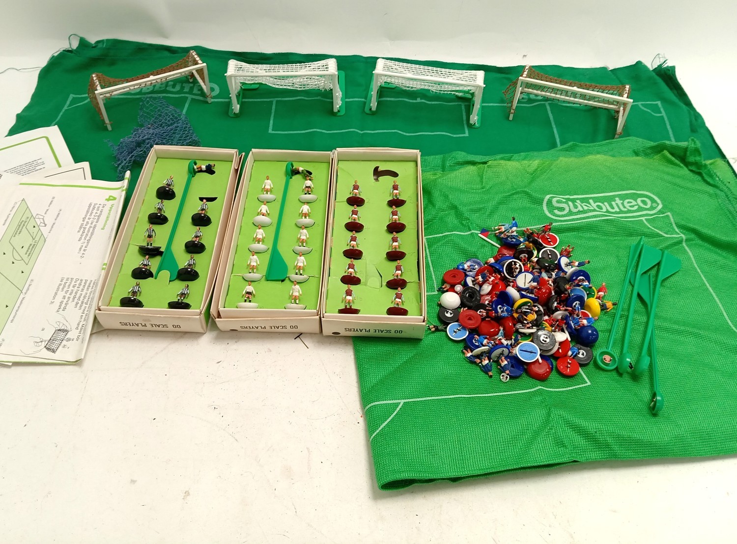 Bundle Vintage Subbuteo Table Football Assorted Pieces England Portugal West Ham for sale on Ebay