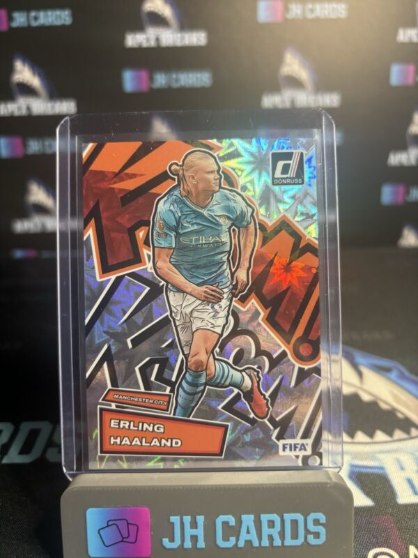 donruss 2023-24 Erling Haaland Kaboom for sale on Ebay