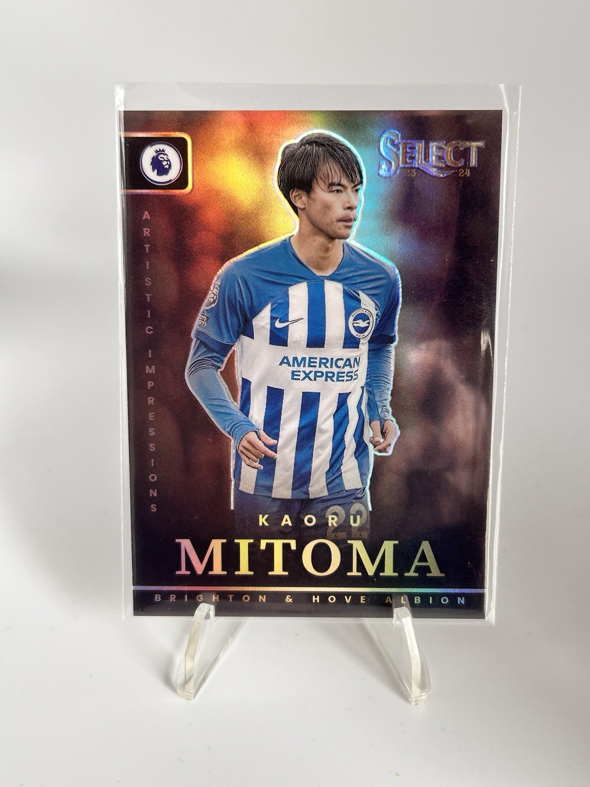 Kaoru Mitoma Brighton Artistic Impressions Case Hit Panini Select 23/24 for sale on Ebay