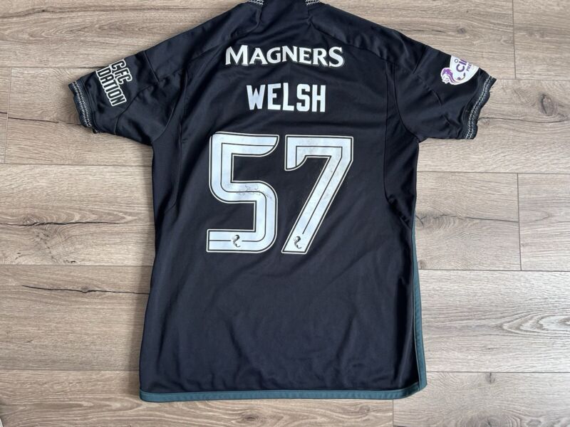 Celtic 2023/24 Match Worn Away Shirt Adidas  for sale on Ebay