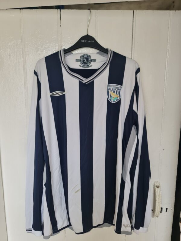 West Bromwich Albion Umbro 2009/2010 Football Shirt Size Large for sale on Ebay