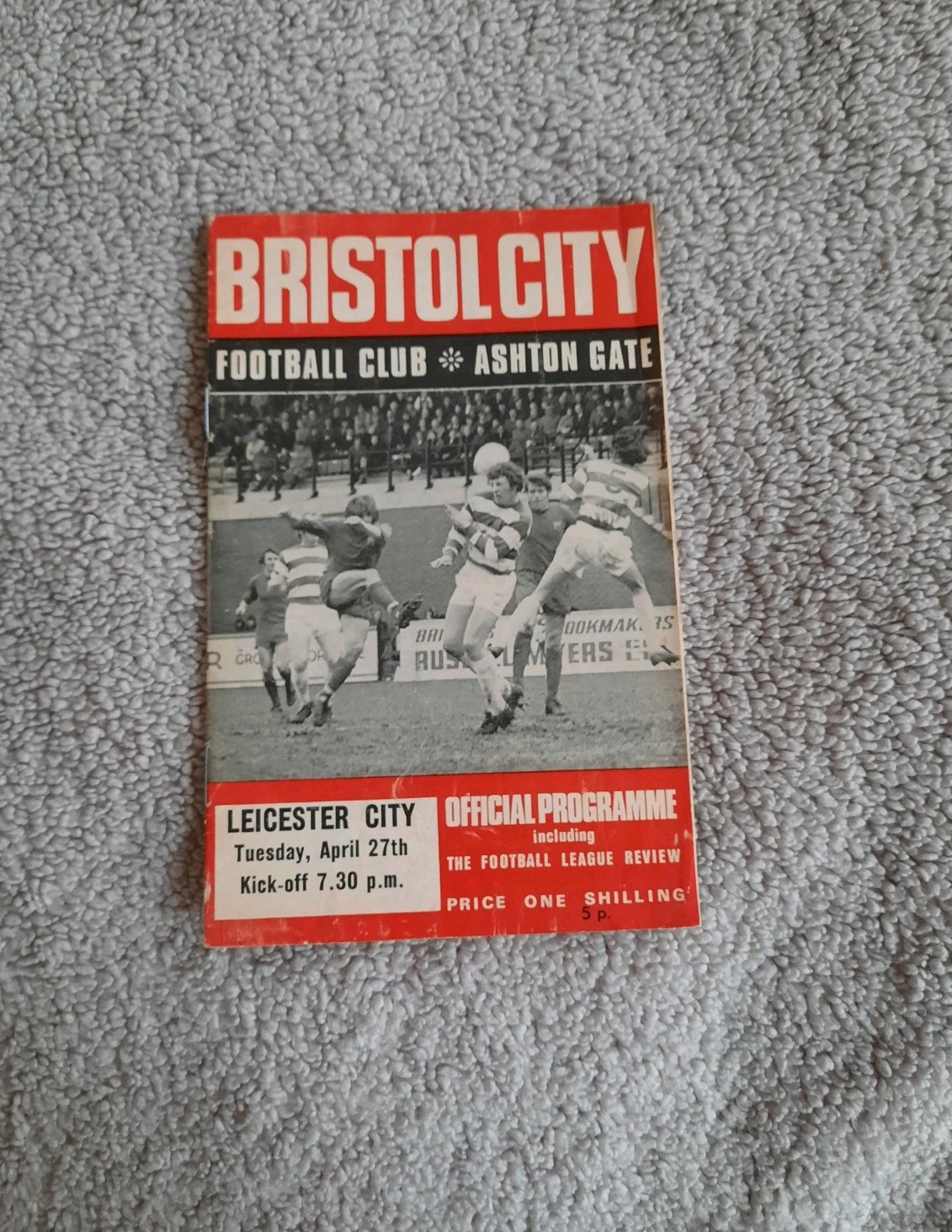 Bristol City V Leicester City 27/04/1971 Division Two Football Programme for sale on Ebay