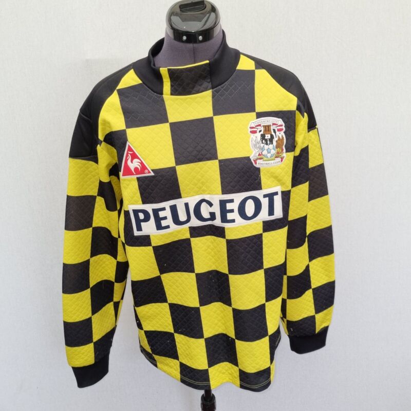 Vintage 90s Coventry City Le Coq Sportif 1996 - 97 Football Shirt Goalkeeper GK for sale on Ebay
