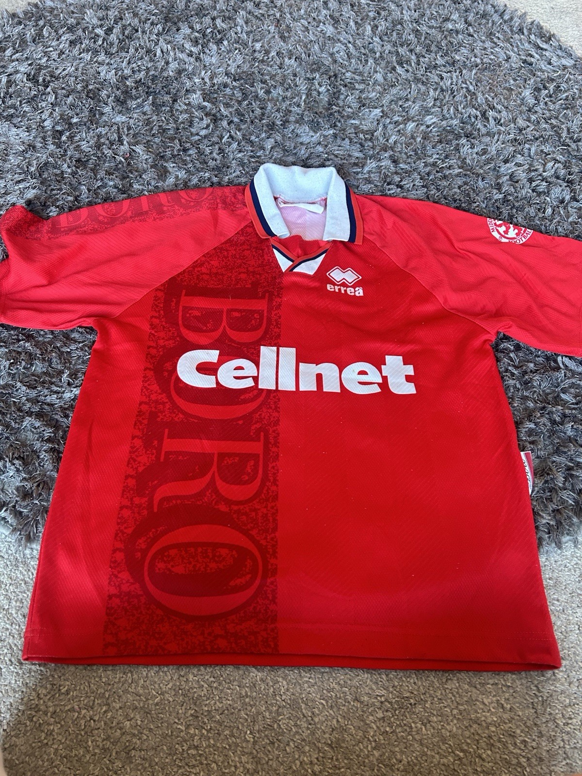 Middlesbrough Home Football Shirt 1996/97 Adults S Errea for sale on Ebay