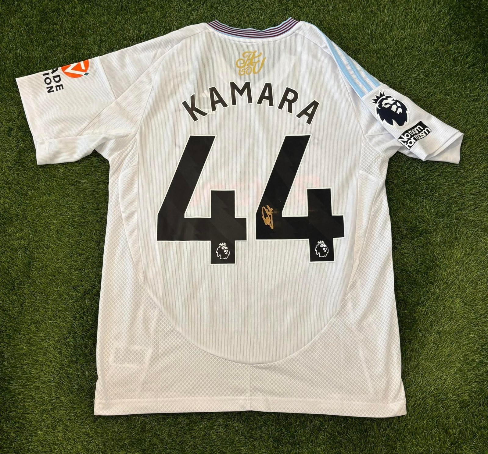 Signed Kamara Aston Villa Shirt Comes With COA for sale on Ebay