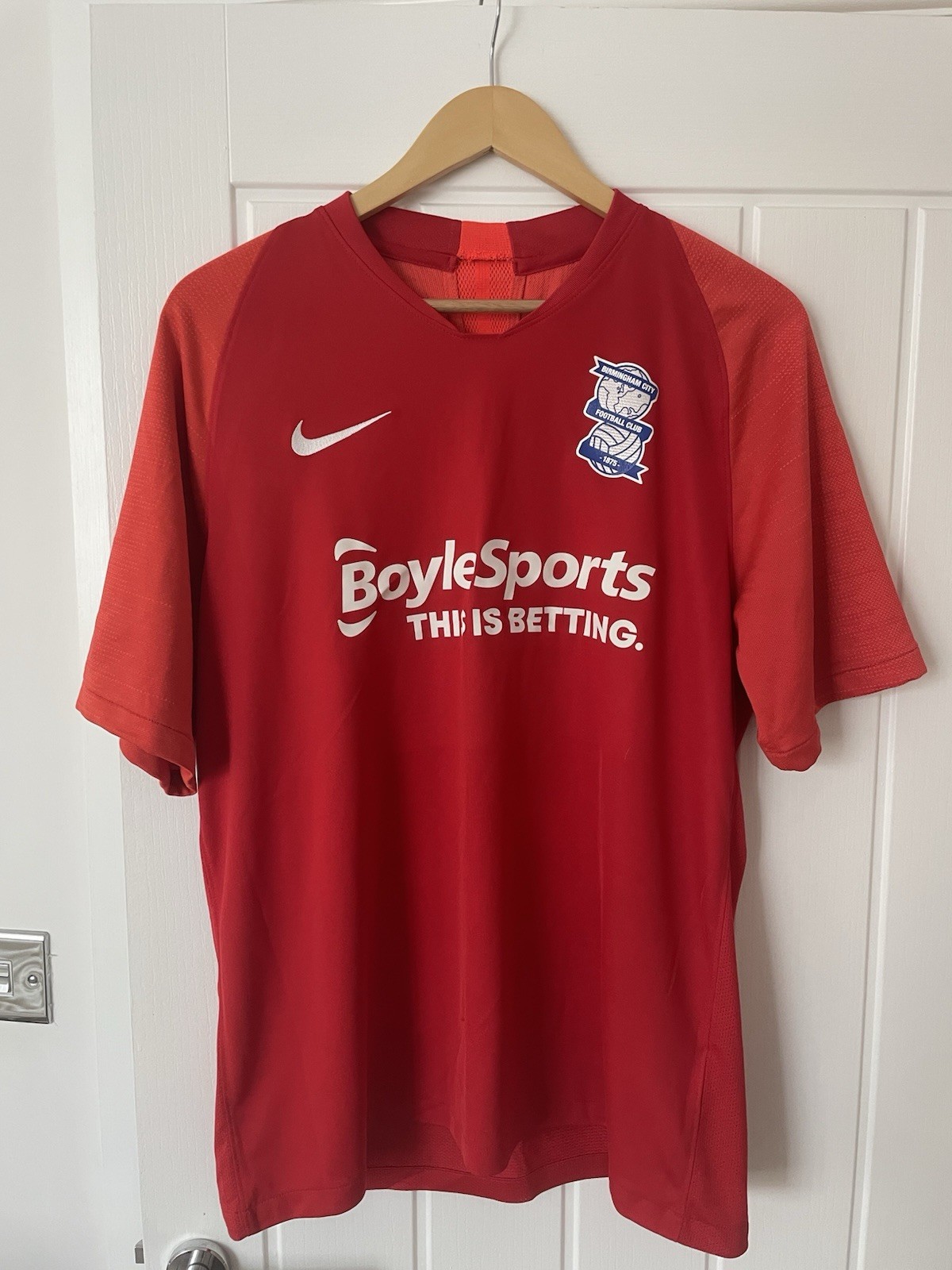 Birmingham City Shirt (Large) 20/21 Red Away for sale on Ebay