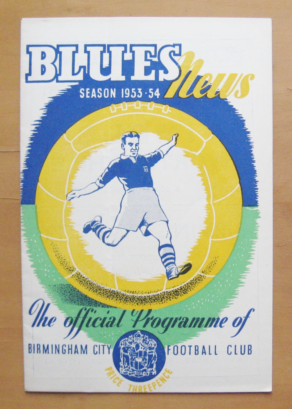 BIRMINGHAM CITY v SWANSEA TOWN 1953/1954 *VG Condition Football Programme* for sale on Ebay