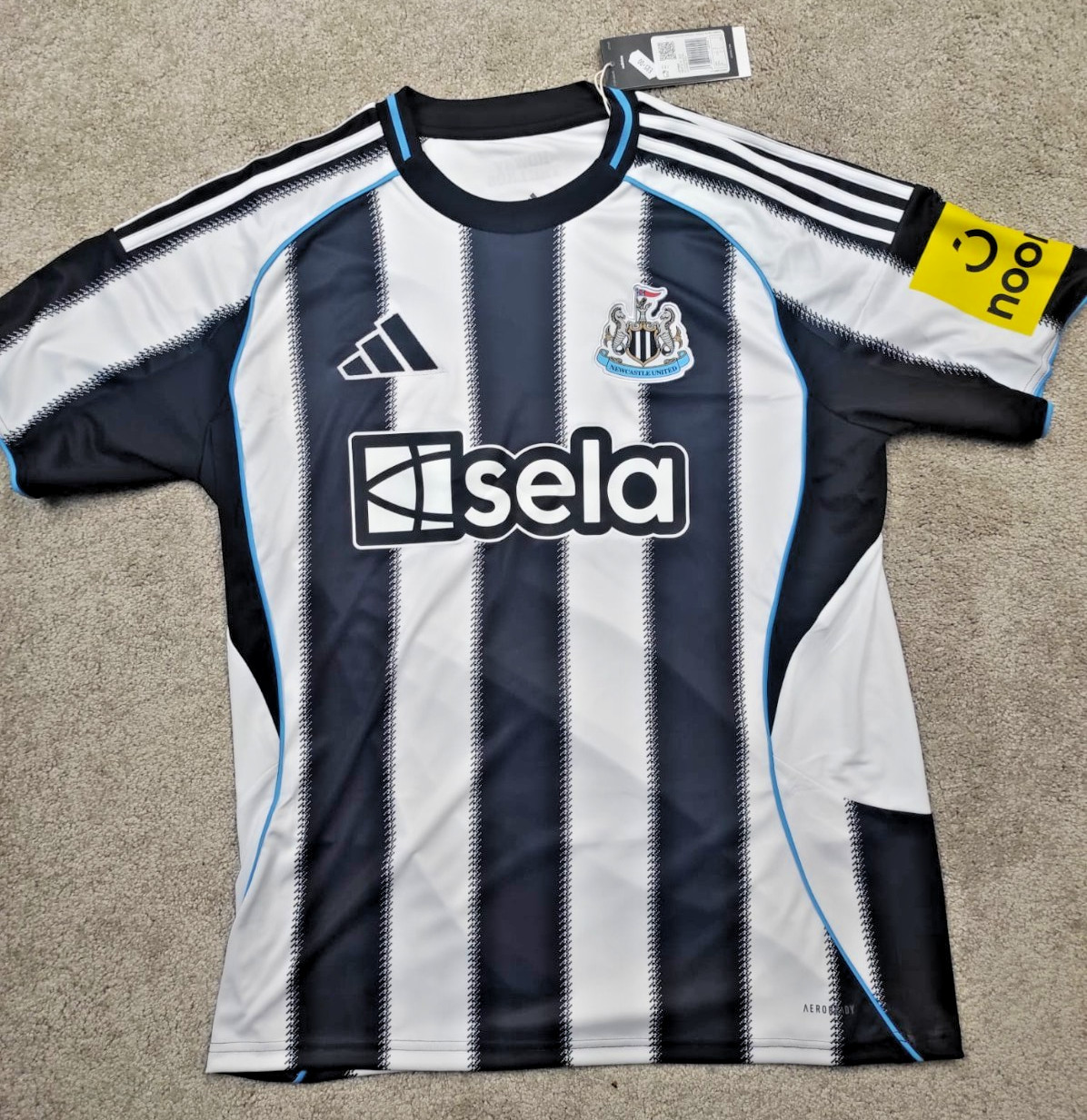 Newcastle United Footbal Shirt new size L  slim fit for sale on Ebay