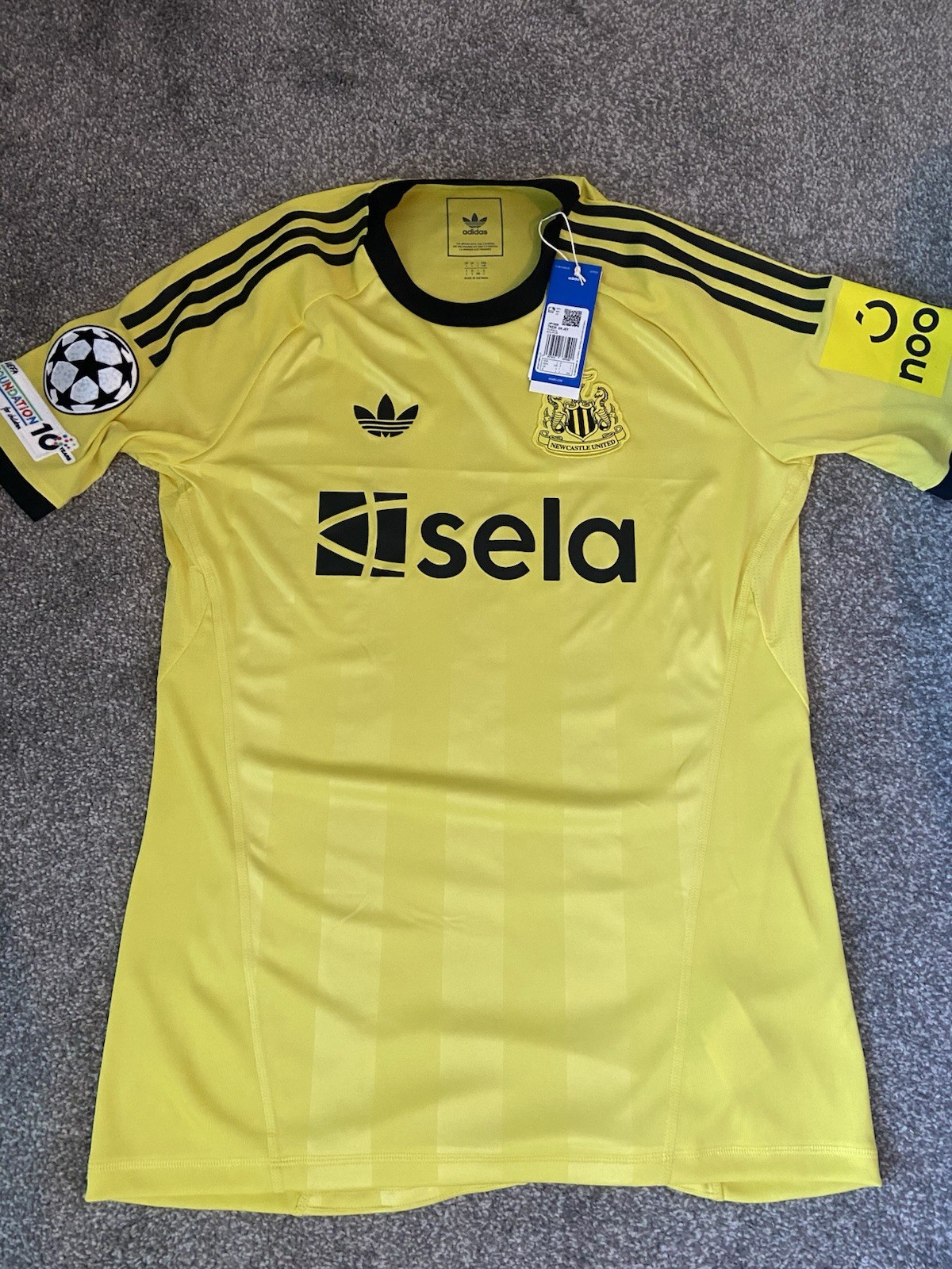 Newcastle United 25/26 Trefoil Goalkeeper Shirt With Champions League Badge (L) for sale on Ebay