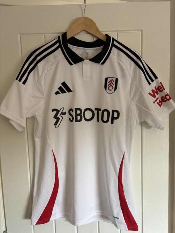 Men's Fulham FC Adidas 24/25 Home Football Shirt - Size Large never worn  for sale on Ebay
