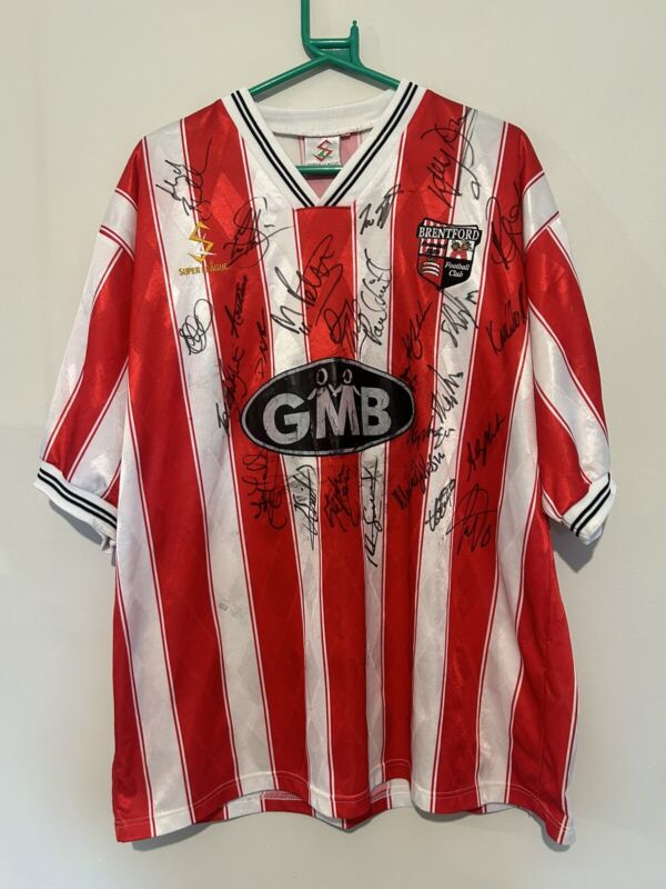 Original Brentford Signed Home Shirt Possible Player Issue Size XXL VGC for sale on Ebay