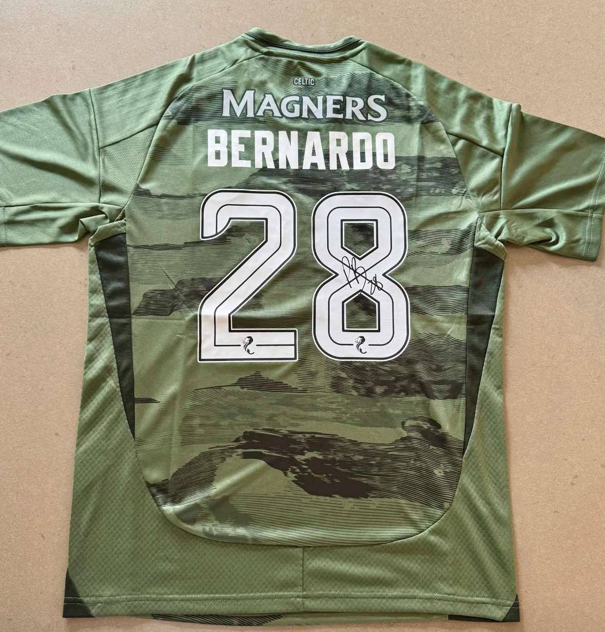 Signed Bernardo Celtic Shirt, Comes With COA for sale on Ebay