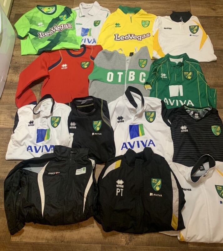 norwich city football shirt/Kit Bundle Adult Sizes for sale on Ebay