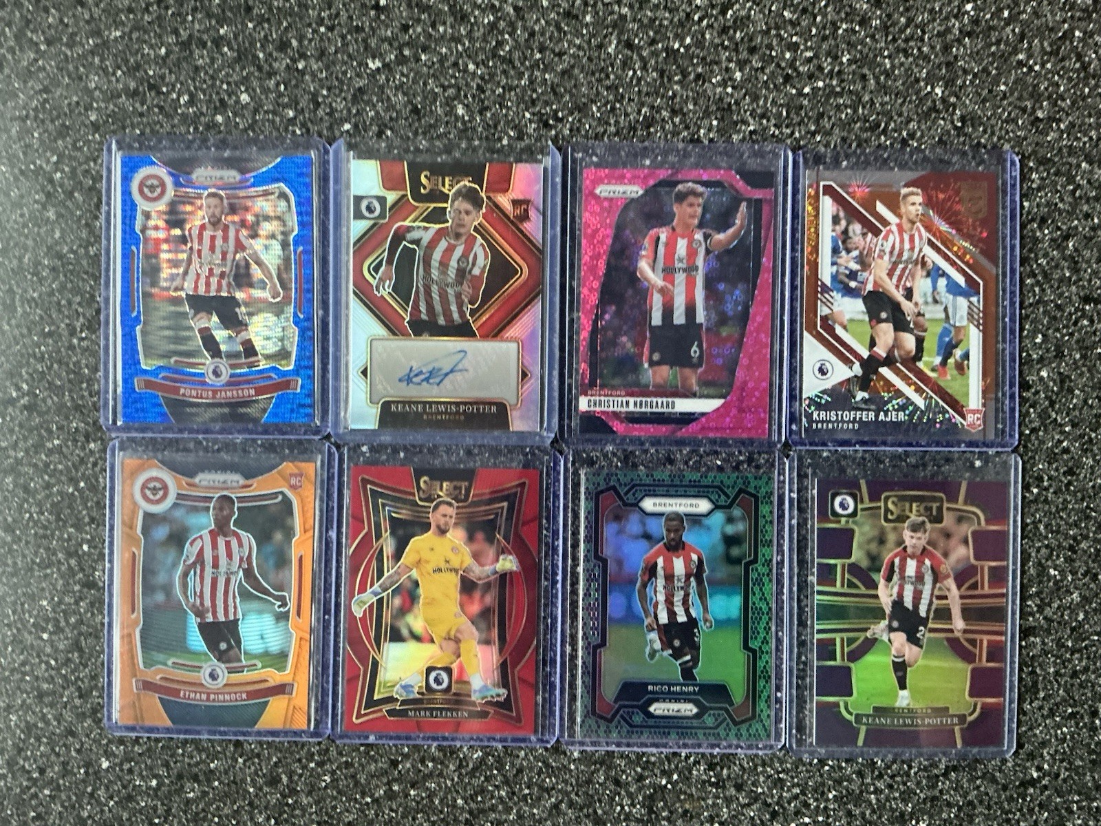 Brentford Numbered/Auto Card Bundle Including Rico Henry Snakeskin for sale on Ebay