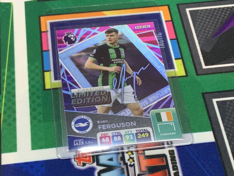 Panini Adrenalyn XL 2025 EVAN FERGUSON LIMITED EDITION SIGNATURE Brighton RARE for sale on Ebay