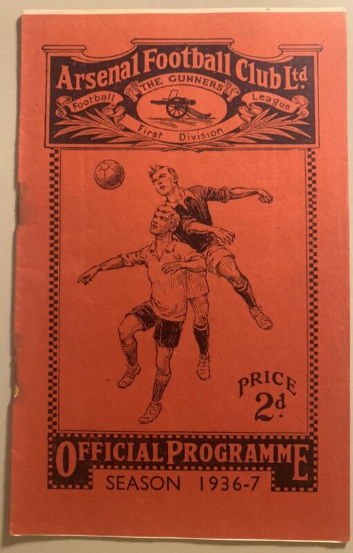 1936/37 Arsenal Reserves v Watford London Combination for sale on Ebay