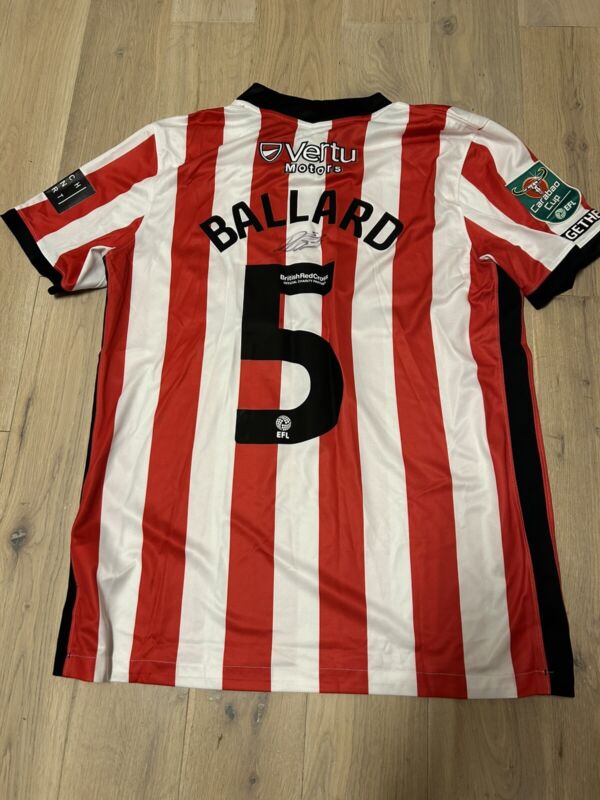 Sunderland AFC - Dan Ballard Signed Shirt for sale on Ebay
