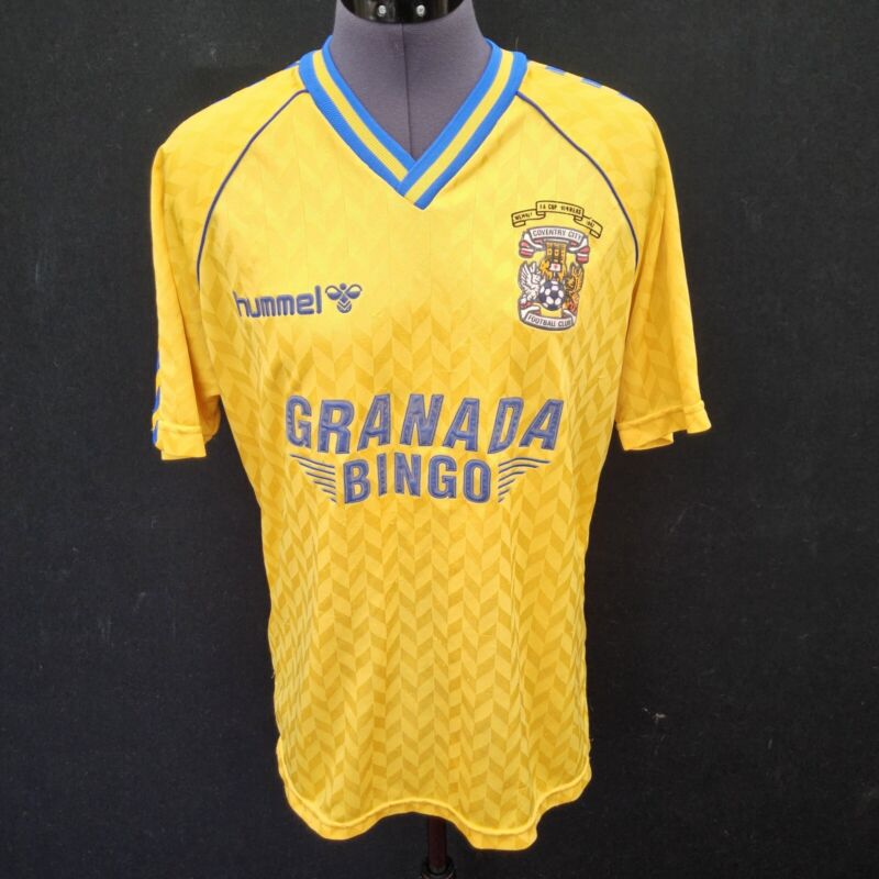 Vintage Original Hummel Coventry City Football Shirt 80's Top 1987 - 88 Men's M for sale on Ebay