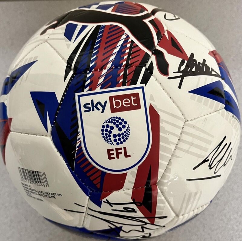 Burnley Signed Football By Current Squad 2024-2025 for sale on Ebay
