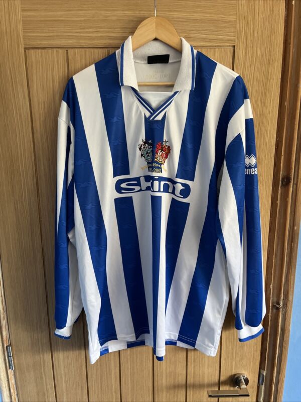 Brighton And Hove Albion Long Sleeved Centenary Home Shirt 2000-02 Size XXL for sale on Ebay