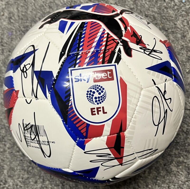 Plymouth Argyle Signed Football By Current Squad 2024-2025 for sale on Ebay