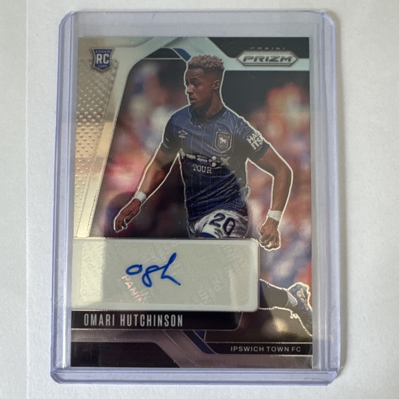2024-25 Prizm Premier League Omari Hutchinson #S-OH Signatures Auto Ipswich RC for sale on Ebay