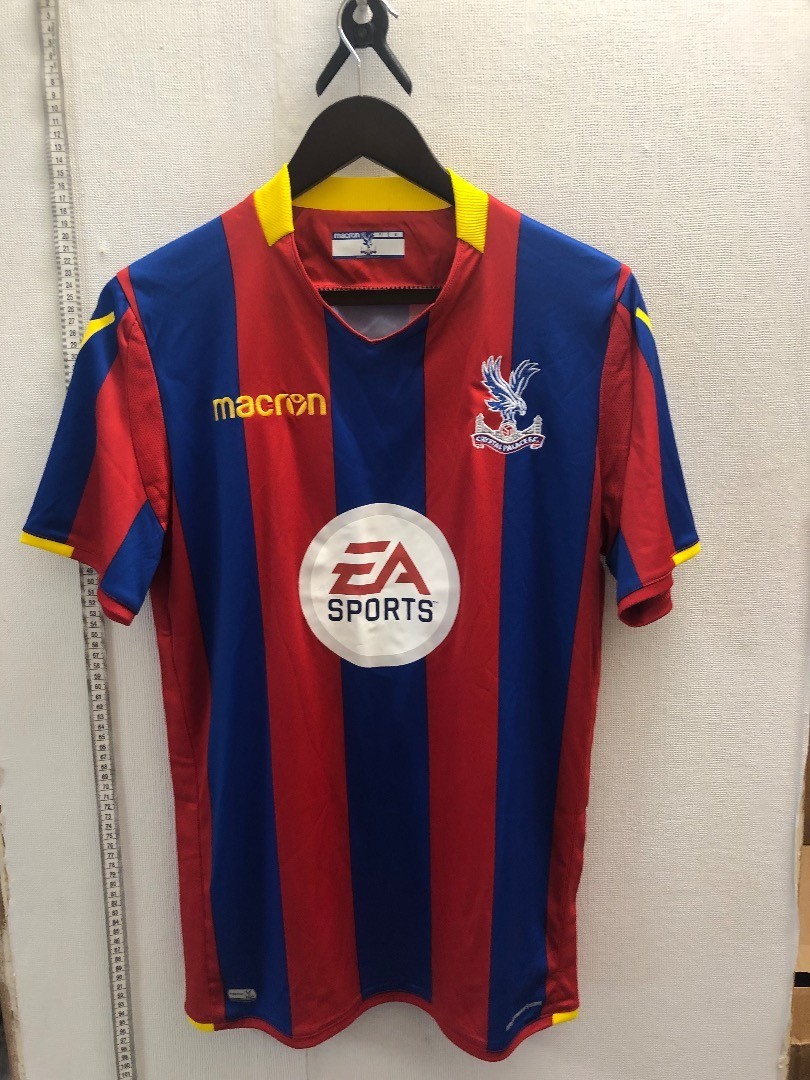 Mens MACRON Crystal Palace Shirt EU M / UK 38 - CG P01 for sale on Ebay