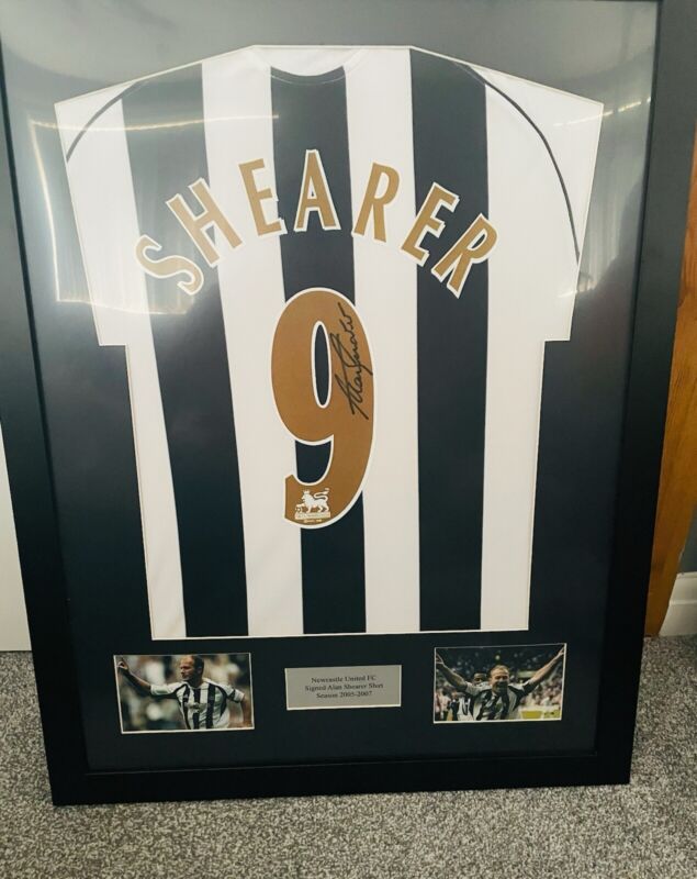 Newcastle united  Alan Shearer Hand Signed Newcastle Football Shirt With COA for sale on Ebay