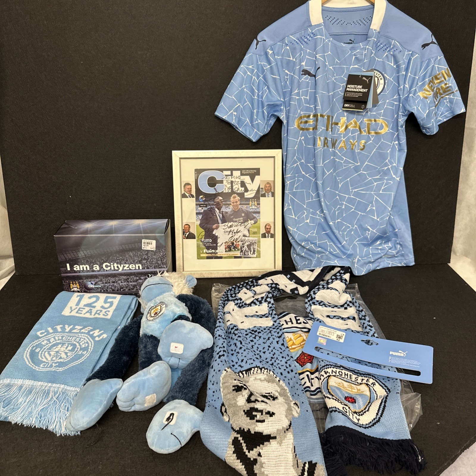 Manchester City Football Memorabilia Job Lot t2711 for sale on Ebay