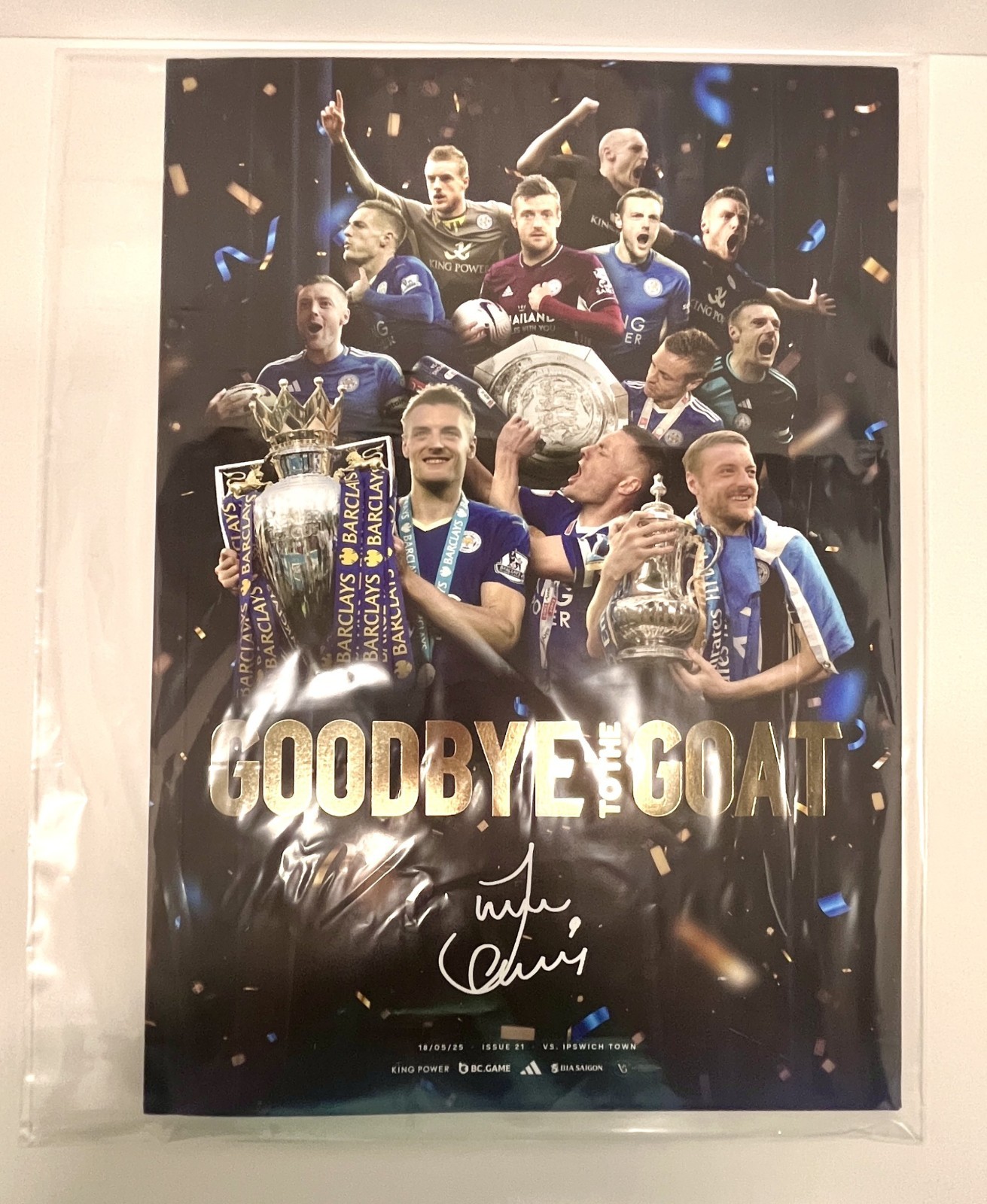 'Goodbye to the Goat' Programme Leicester City v Ipswich Town 18/5/25 MINT COND. for sale on Ebay