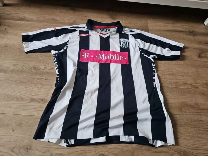 west bromwich albion shirt Size L for sale on Ebay