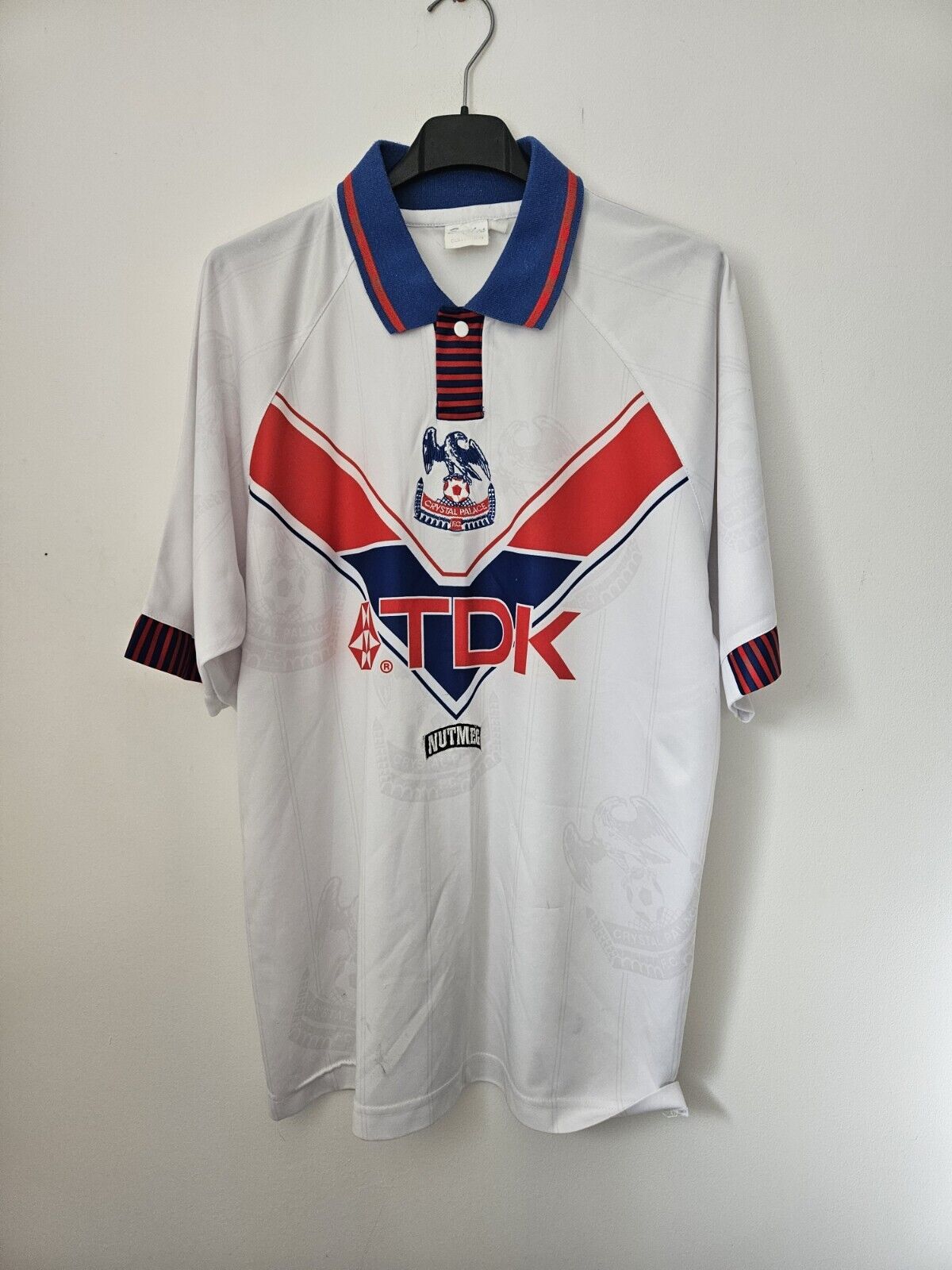 Original Crystal Palace 1995/96 Away Nutmeg Mens Medium Football Shirt  for sale on Ebay