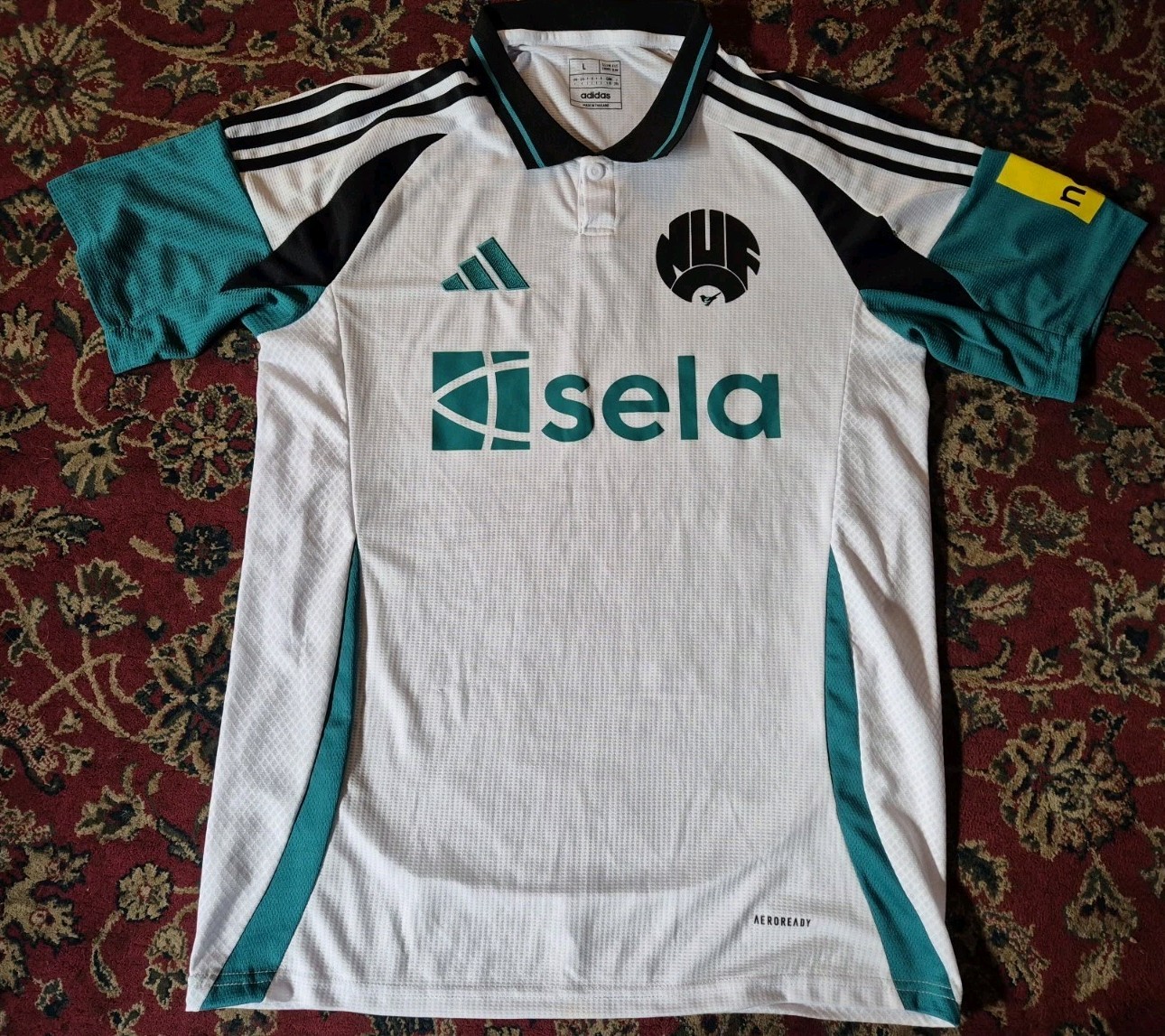 NEWCASTLE UNITED FOOTBALL SHIRT SIZE LARGE EXCELLENT CONDITION  for sale on Ebay