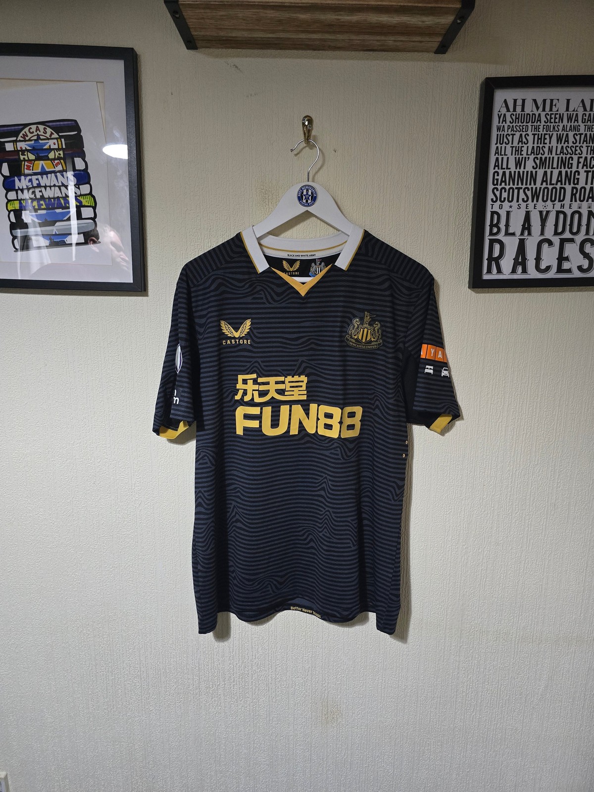 Newcastle United 2021/22 Castore Bruno Guimaraes Player issue away shirt - XL for sale on Ebay