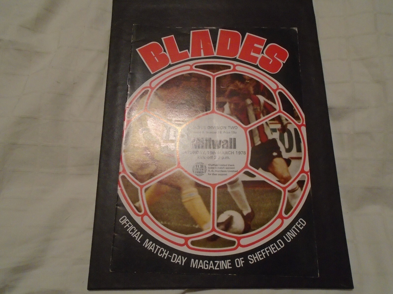 Sheffield United v Millwall Football League Division 2 Programme 18/3/78 for sale on Ebay