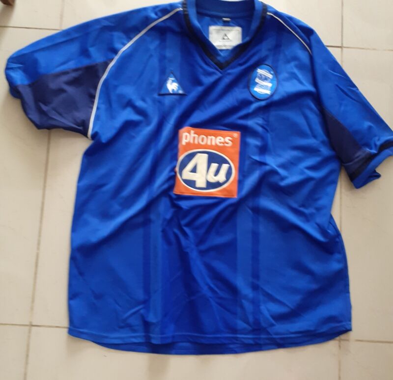 VINTAGE BIRMINGHAM CITY HOME JERSEY LE COQ SPORTIF  OFFICIAL MERCHANDISE 42/44 for sale on Ebay