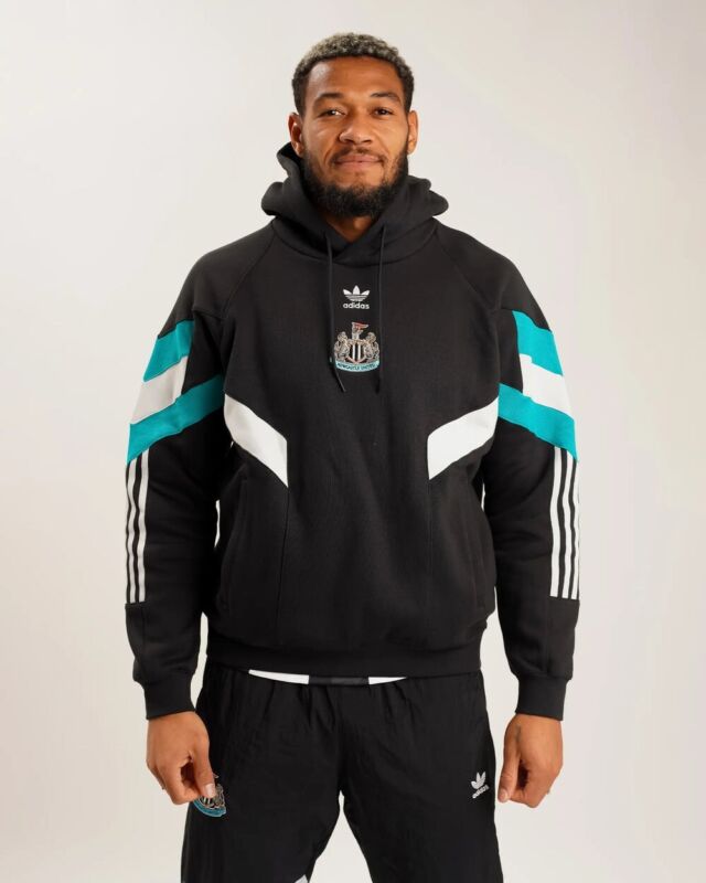 Adidas Originals 2024 Retro Newcastle United NUFC Hoodie - LARGE - BNWT for sale on Ebay