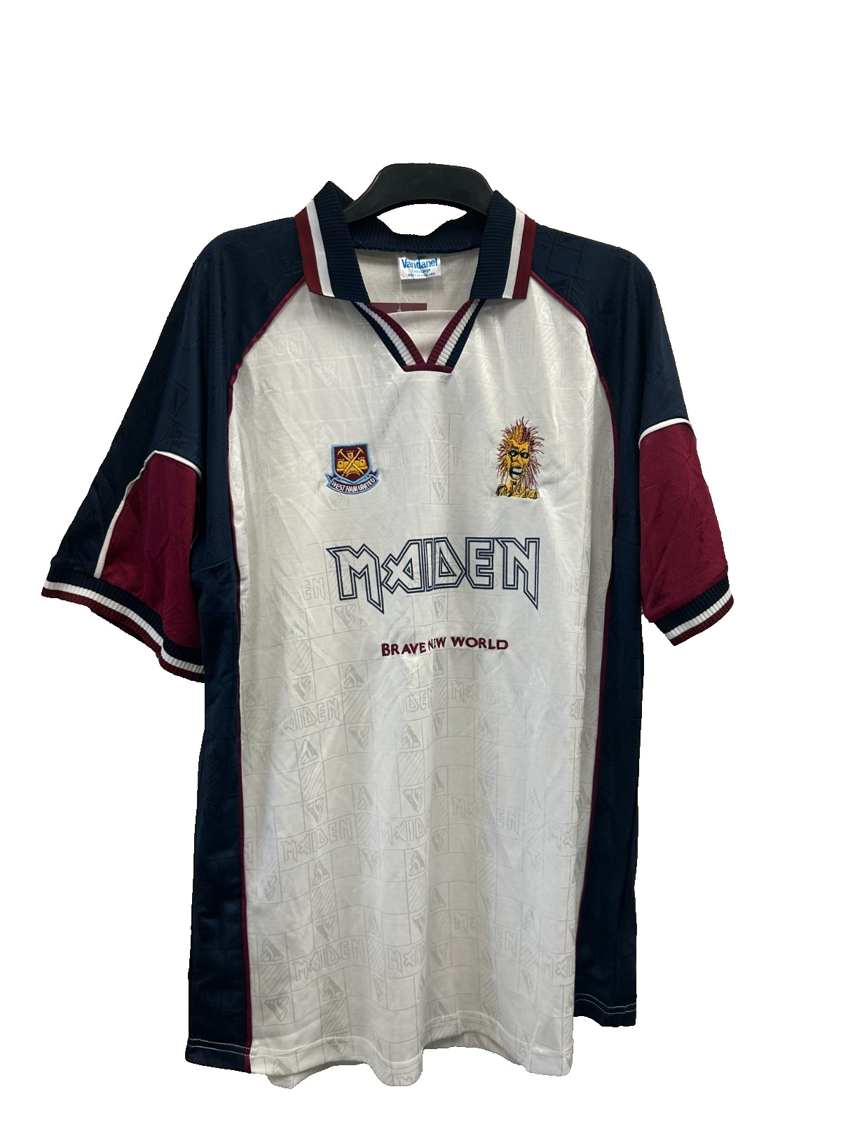 iron maiden x west ham SHIRT SIZE XL - for sale on Ebay
