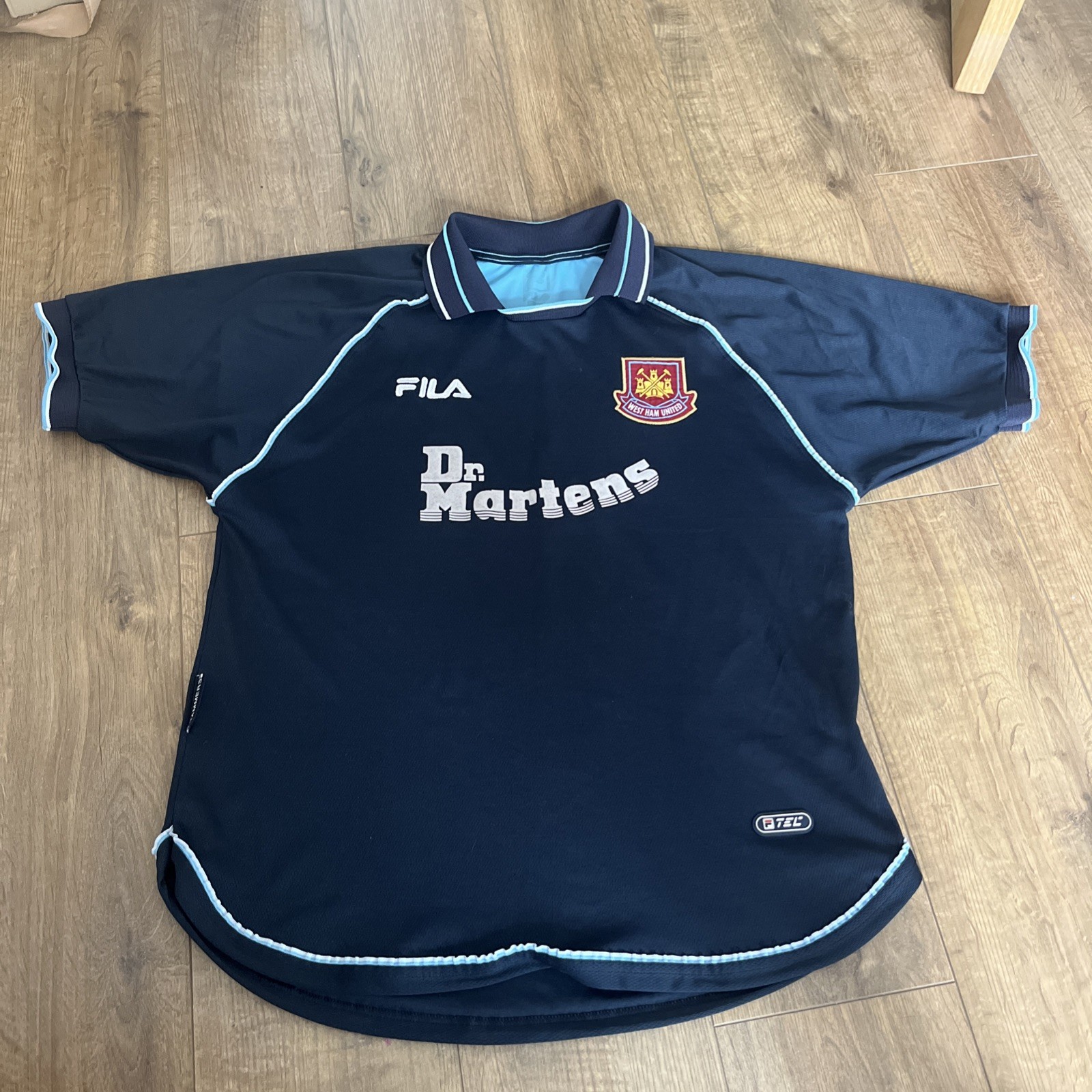 Original Fila West Ham Football 1999/2000 Size L Shirt Rare Dr Martens for sale on Ebay