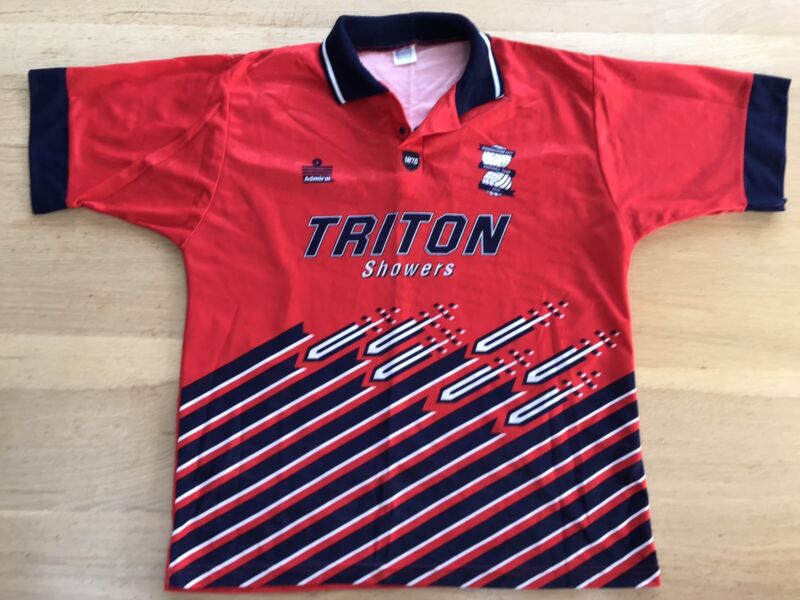 Birmingham City 1994/95 Original Admiral Away Shirt Size 46 Triton Showers for sale on Ebay