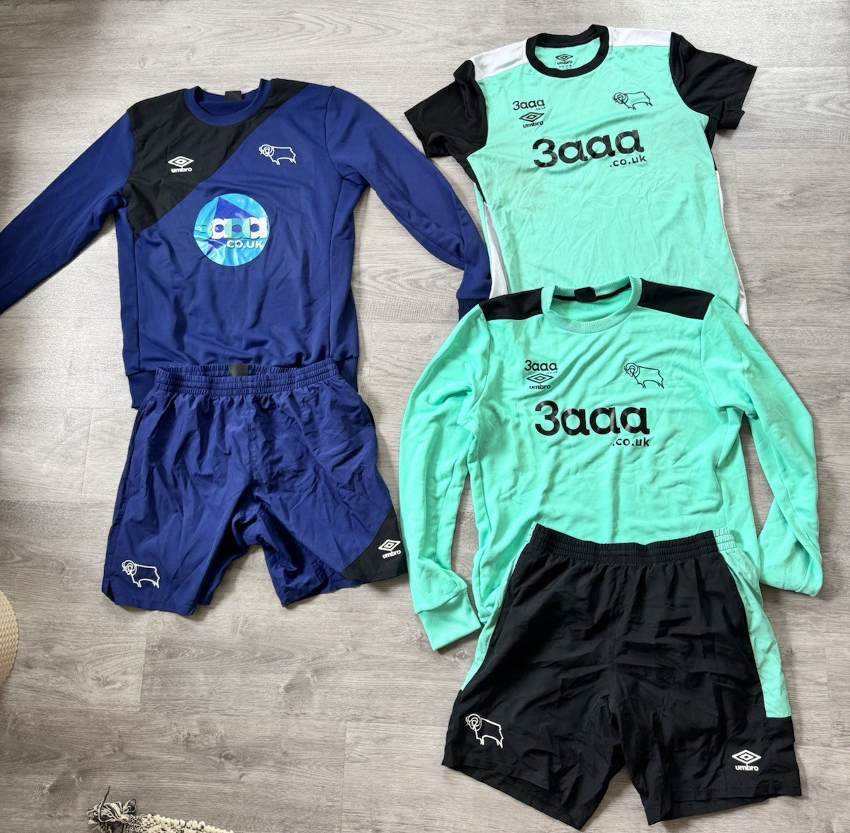 Misc Derby County Training Ground Kit. Size Large for sale on Ebay