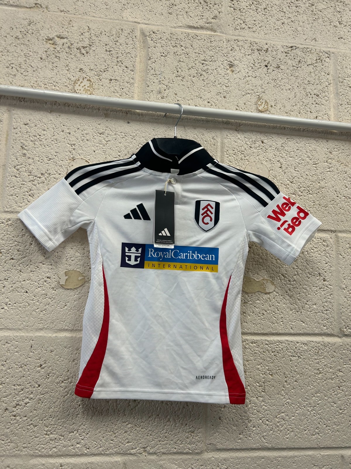adidas Fulham Home Shirt 2024 2025 Juniors SIZE 7-8Y - for sale on Ebay