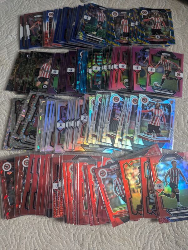 Brentford x15 Card Bundle Premier League Select, Prizm, Score Base Cards for sale on Ebay